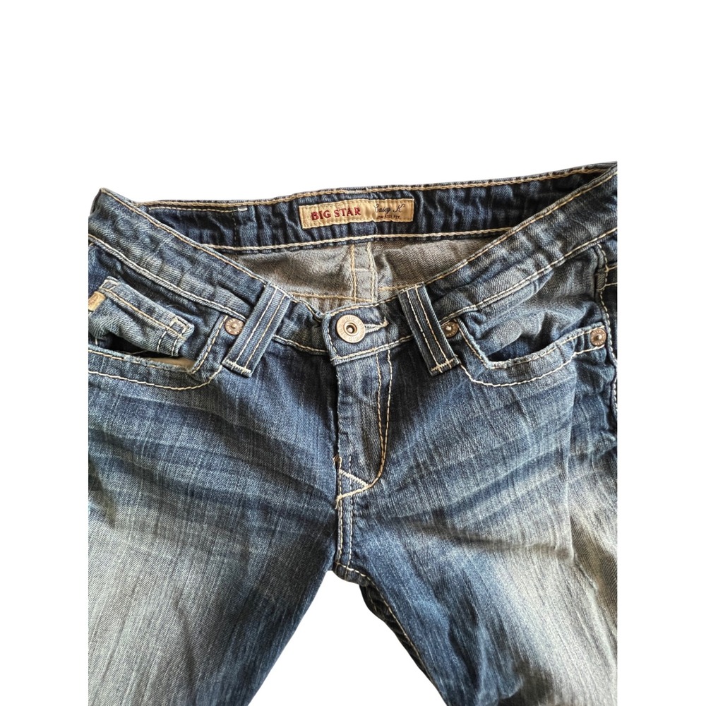 Big Star Blue Bootcut Jeans size 27L - Picture 4 of 6